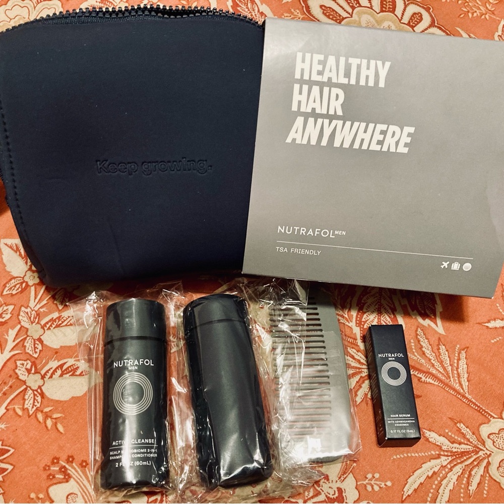 Nutrafol men’s travel kit
